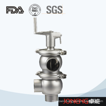 Stainless Steel Sanitary Manual Type Flow Diversion Valve (JN-FDV2005)